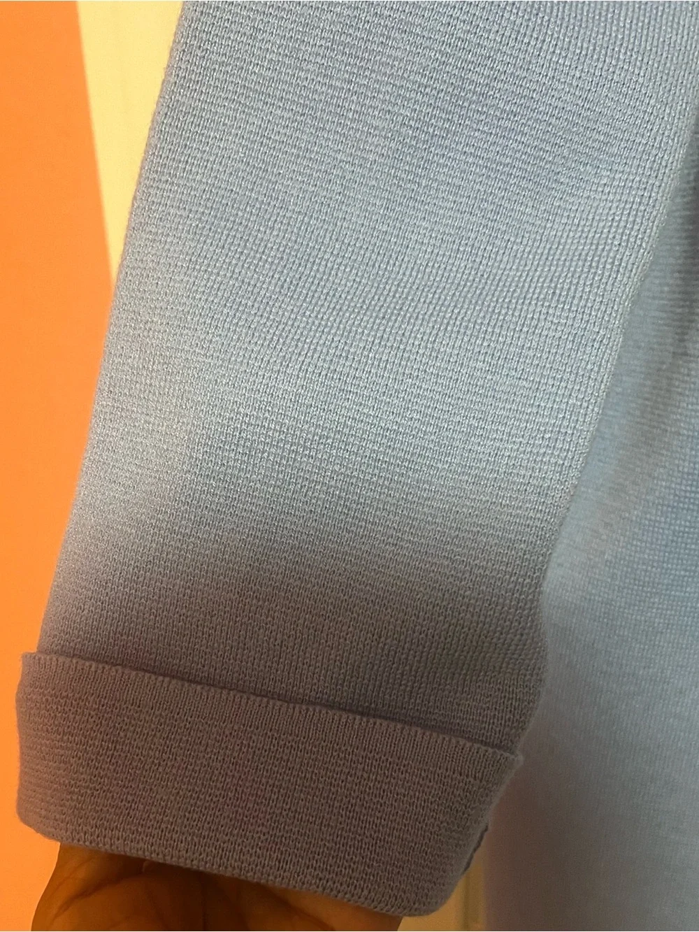 J. Crew Light Blue Open-Front Blazer Sweater